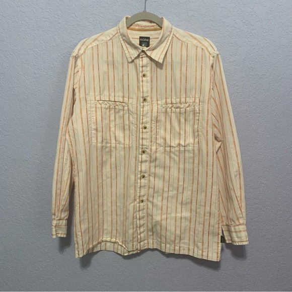 Kuhl Athletik Fit Button Up Long Sleeves Striped Shirt - Picture 1 of 8